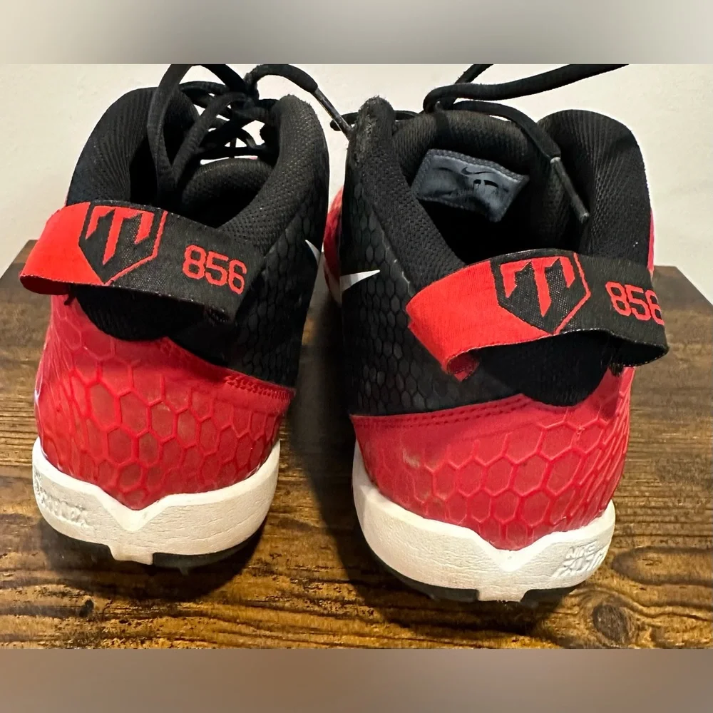Nike Red White Men's Athletic Cleats